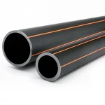 مواسير HDPE الراجحي    قطر خارجي   32 مم سمك 1.9 مم لون أسود مع خطوط برتقالي   