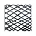 Hot Rolled (Black) Steel Expanded Metal Mesh  Bahri Thickness 6 mm Width 2.44  meter Length 1 meter | Bait Al Tatawor Company