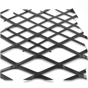 Hot Rolled Black Steel Expanded Metal Mesh Thickness 1.4 mm Width 2.44 m Length 6 m