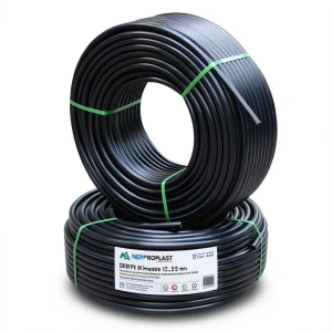 أنابيب HDPE PE 80 ضغط 12.5 بار قطر خارجي 75 مم سمك 6.8 مم لون أسود | نيبروبلاست