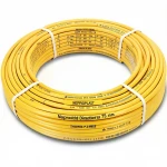 أنابيب HDPE نيبروبلاست PE 80 ضغط 4 بار قطر خارجي 75 مم سمك 2.3 مم لون أصفر 
