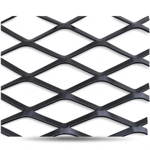Hot Rolled Steel Expanded Metal Mesh 2 mm Thick 2.44x4 m Black