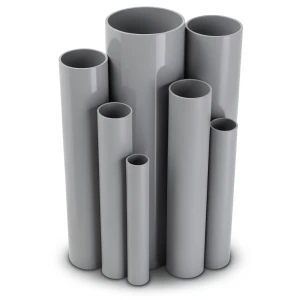 UPVC Pipes Pressure 27 Bar Outside Diameter 42.4 mm Thickness 5.5 mm Gray