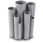 مواسير UPVC مقاس 2 إنش سمك 3.91 مم لون رمادي