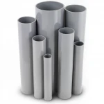 UPVC Pipes Modern Technology Nominal Pressure 16/20 Bar Outside Diameter 140 mm Thickness 10.4 mm Gray Colour