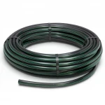 HDPE Plastic Coil Pipe  PN 4 Bar [PE 80] OD 125 mm  SDR 41  Color Black with Green Stripes | Almona Factory