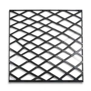 Hot Rolled Black Steel Expanded Metal Mesh Thickness 1.4 mm Width 2.44 m Length 5 m