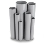مواسير UPVC مقاس 3 إنش سمك 5.49 مم لون رمادي