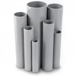 UPVC Pipes Modern Technology Nominal Pressure 10/20 Bar Outside Diameter 160 mm Thickness 7.7 mm Gray Colour
