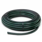 لفة أنابيب HDPE ضغط  4 بار [PE 80] قطر خارجي 160 مم  SDR 41  لون اسود مع خط اخضر | مصنع المنى