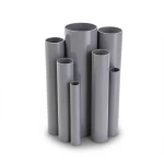 مواسير UPVC مقاس 4 إنش سمك 6.02 مم لون رمادي