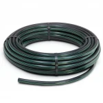 لفة أنابيب HDPE ضغط  4 بار [PE 80] قطر خارجي 50 مم  SDR 33  لون اسود مع خط اخضر | مصنع المنى