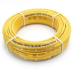 Neproplast HDPE Pipes PE 80 Pressure 12.5 Bar Outside Diameter 125 mm Thickness 11.4 mm Yellow | NEPROPLAST