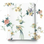Floral wallpaper, multicolor, length 10 m, width 0.53 m, model 440614  