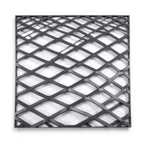 Hot Rolled Black Steel Expanded Metal Mesh Thickness 1.7 mm Width 2.44 m Length 5 m