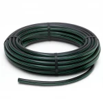 لفة أنابيب بلاستيك HDPE ضغط  4 بار [PE 80] قطر خارجي 110 مم  SDR 33  لون اسود مع خط اخضر | مصنع المنى