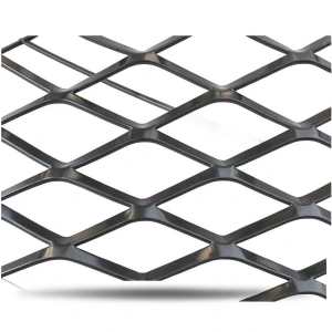 Hot Rolled Black Steel Expanded Metal Mesh Thickness 2.3 mm Width 2.44 m Length 5 m