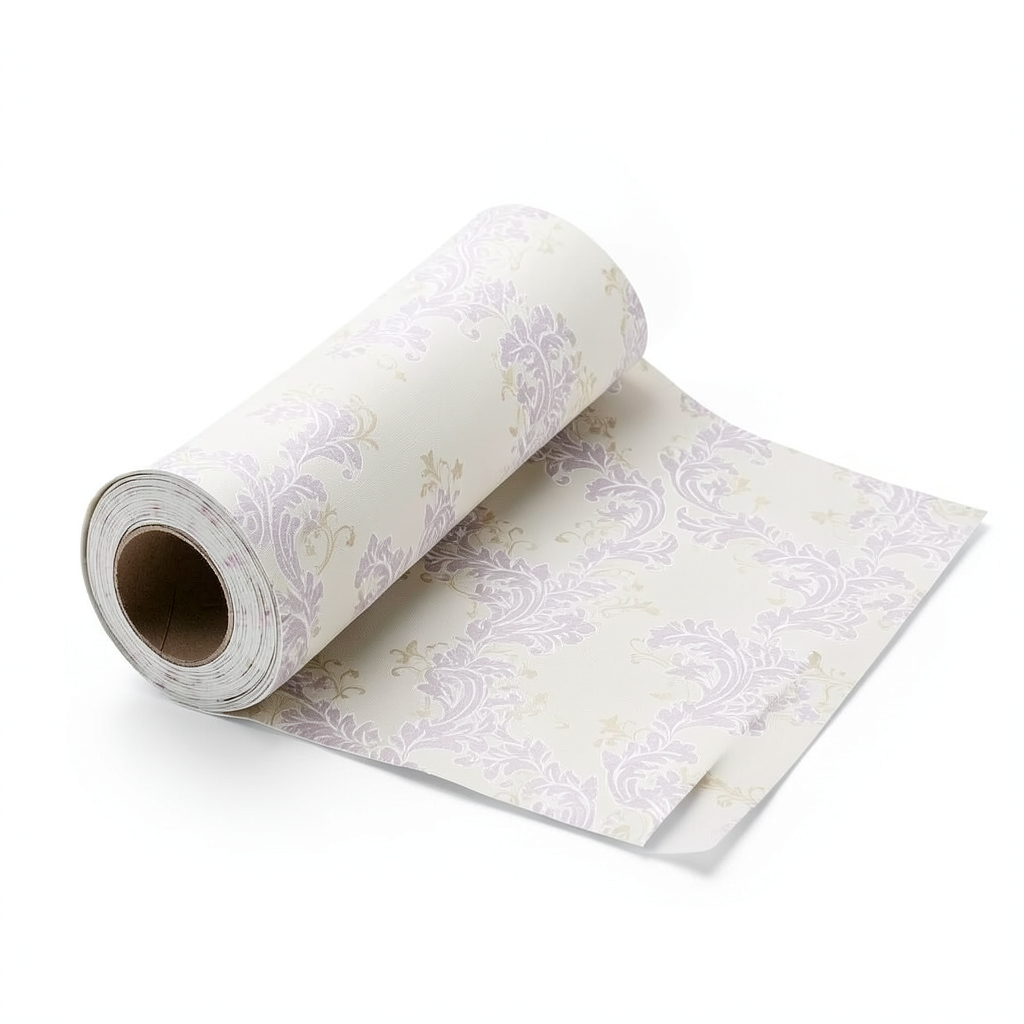 Italian Wallpaper Classic Design 10m x 0.73m, Pale Beige, Model 7026