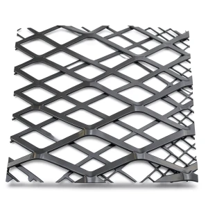 Hot Rolled Black Steel Expanded Metal Mesh Thickness 1.2 mm Width 2.44 m Length 6 m