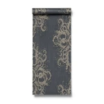 Wallpaper German Wall Decoration 10m x 0.53m Dark Grey, Model 10154-15