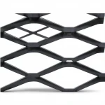 Hot Rolled (Black) Steel Expanded Metal Mesh  Bahri Thickness 5.8 mm Width 2.44  M Length 1 meter | Bait Al Tatawor Company