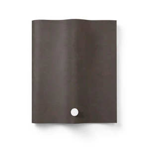 German Plain Wallpaper 10m x 0.53m Dark Brown, Model 514155