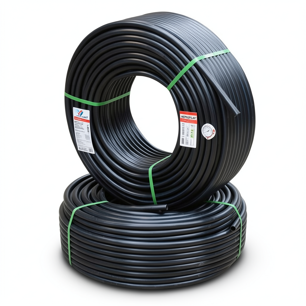 HDPE Pipes PE 100 Pressure 6 Bar Outside Diameter 125 mm Thickness 4.5 mm Black | NEPROPLAST