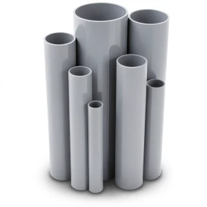 UPVC Pipes Nominal Pressure 27 Bar Outside Diameter 42.1 mm Thickness 4.8 mm Gray