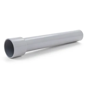 UPVC Pipes Nominal Pressure 10 Bar Outside Diameter 40 mm Thickness 1.9 mm Gray