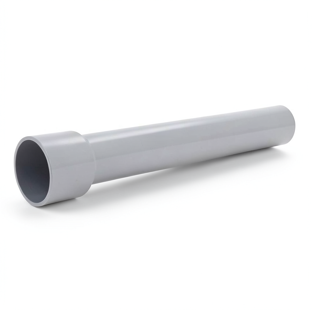UPVC Pipes Nominal Pressure 10 Bar Outside Diameter 40 mm Thickness 1.9 mm Gray