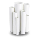 مواسير UPVC ضغط 27 بار قطر خارجي 42.4 مم سمك 5.5 مم لون أبيض