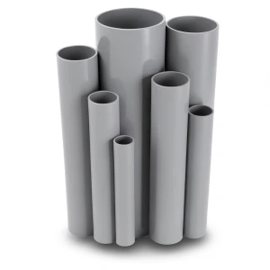 UPVC Pipes Pressure 27 Bar Outside Diameter 42.4 mm Thickness 5.5 mm Gray