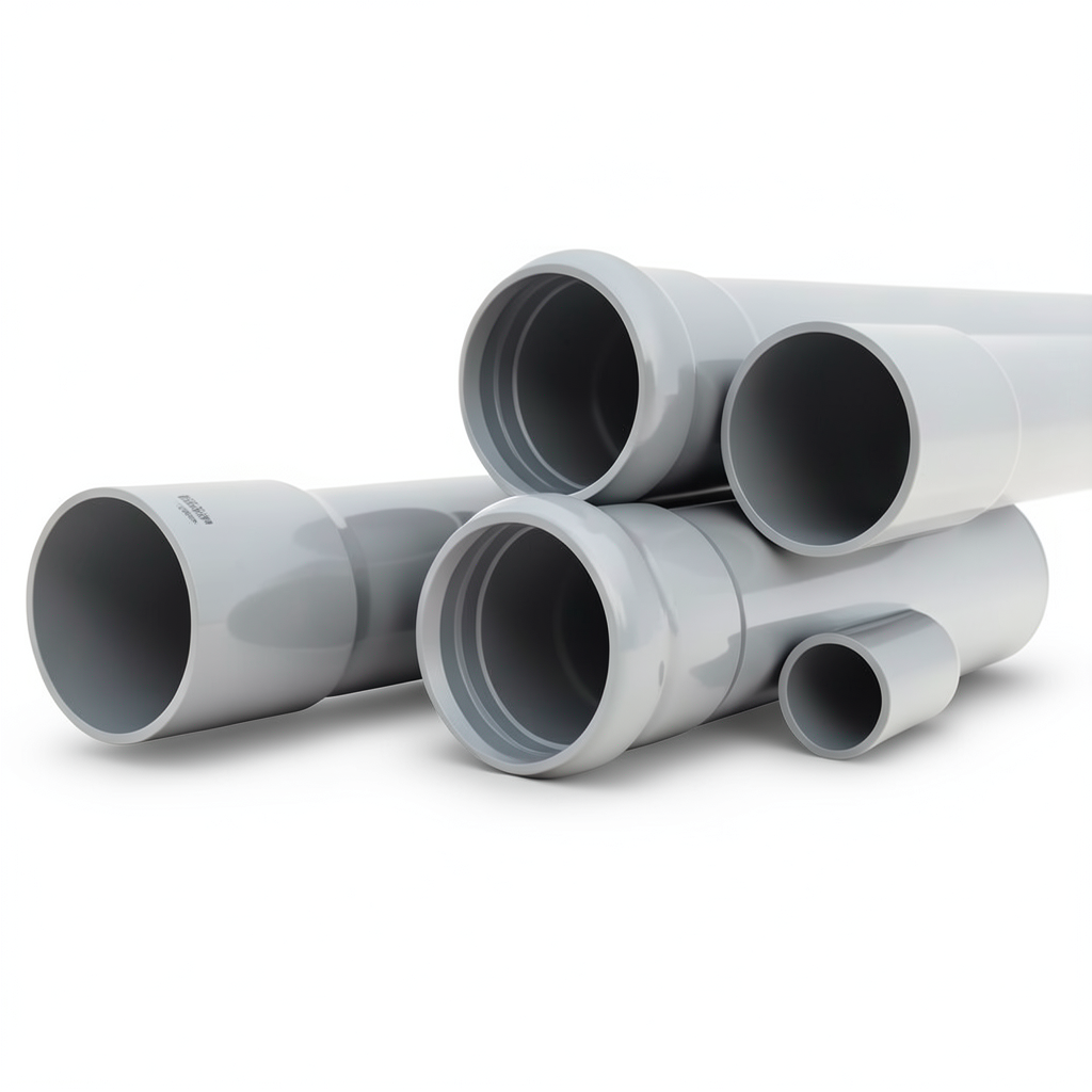UPVC Pipes Nominal Pressure 16 Bar Outside Diameter 63 mm Thickness 4.7 mm Gray