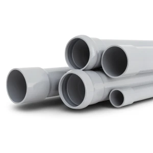 UPVC Pipes Nominal Pressure 10 Bar Outside Diameter 63 mm Thickness 3 mm Gray