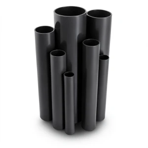مواسير UPVC ضغط 27 بار قطر خارجي 42.4 مم سمك 5.5 مم لون اسود