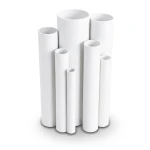 مواسير UPVC ضغط 12 بار قطر خارجي 48.1 مم سمك 2.5 مم لون أبيض