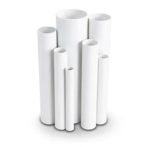 مواسير UPVC ضغط 12 بار قطر خارجي 48.1 مم سمك 2.5 مم لون أبيض