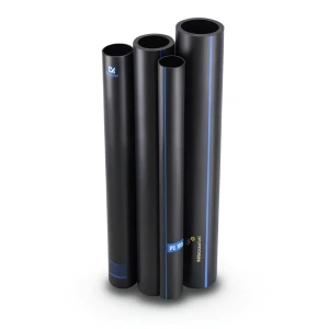 مواسير HDPE نيبروبلاست PE 100 ضغط 6 بار قطر خارجي 180 مم سمك 6.6 مم لون اسود | نيبروبلاست