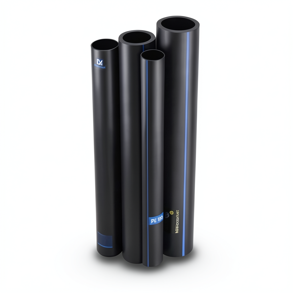 Neproplast HDPE Pipes PE 100 Pressure 6 Bar Outside Diameter 180 mm Thickness 6.6 mm Black | NEPROPLAST