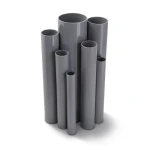 مواسير UPVC مقاس ¼ 1 إنش سمك 3.56 مم لون رمادي