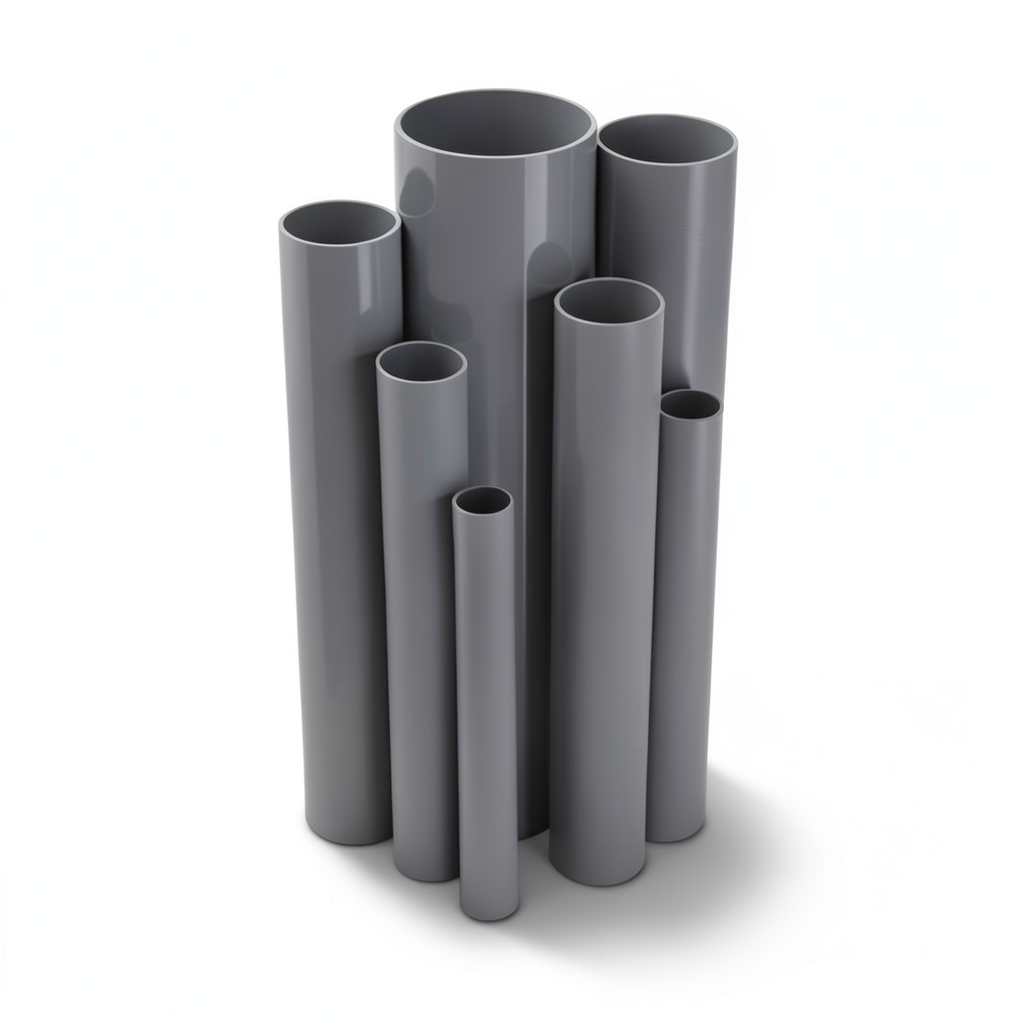 UPVC Pipes 1¼ Inch Thickness 3.56 mm Gray Color