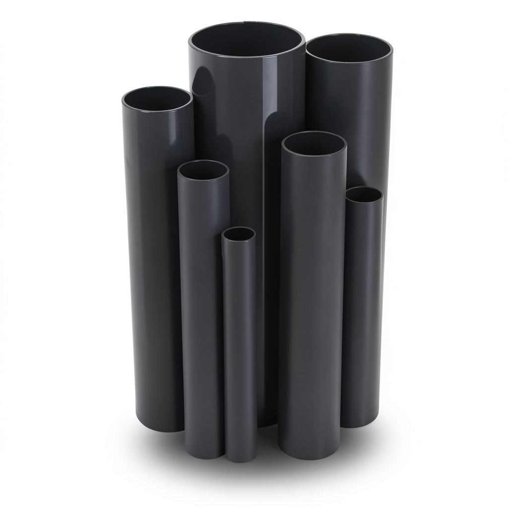 UPVC Pipes 1 ¼ Inch Thickness 3.56 mm Black Color