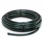 لفة أنابيب بلاستيك HDPE ضغط  10 بار [PE 80] قطر خارجي 32 مم  SDR 13.6  لون اسود مع خط اخضر | مصنع المنى