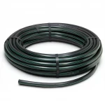 HDPE Plastic Coil Pipe  PN 10 Bar [PE 80] Outside Diameter 50 mm  SDR 13.6  Color Black with Green Stripes | Almona Factory