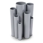 مواسير UPVC مقاس 2 إنش سمك 3.91 مم لون رمادي
