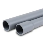 أنابيب UPVC لأنظمة الصرف الصحي ضغط 12.5 بار قطر خارجي 400 مم سمك 19.1 مم لون رمادي