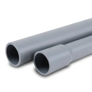 أنابيب UPVC لأنظمة الصرف الصحي ضغط 12.5 بار قطر خارجي 400 مم سمك 19.1 مم لون رمادي
