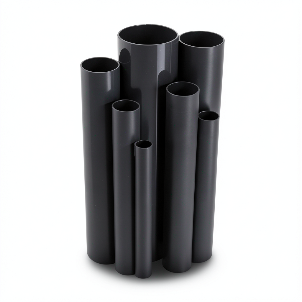 مواسير UPVC مقاس 2 إنش سمك 3.91 مم لون أسود