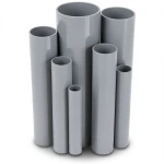 مواسير UPVC مقاس 3 إنش سمك 5.49 مم لون رمادي