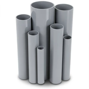 مواسير UPVC مقاس 3 إنش سمك 5.49 مم لون رمادي